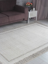 Турецкий прямоугольный ковёр 9317A S.WHITE / P.VIZON