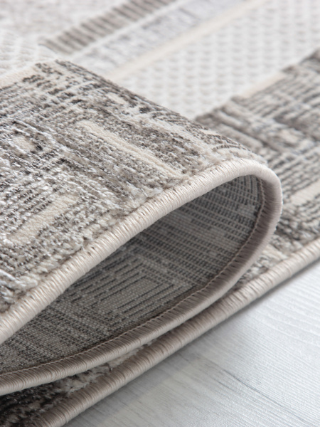 Турецкий прямоугольный ковёр 9317A S.WHITE / P.VIZON