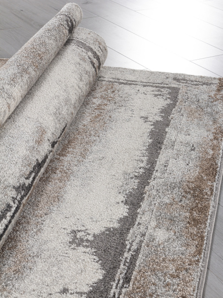 Турецкий прямоугольный ковёр F243 BEIGE