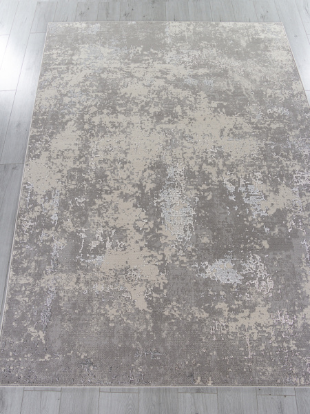 Российский прямоугольный ковёр F477 GRAY-BEIGE