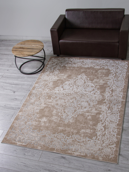 Российский прямоугольный ковёр F481 BEIGE
