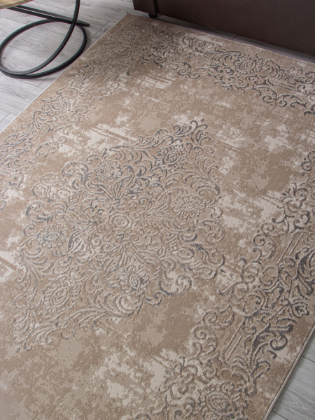 Российский прямоугольный ковёр F481 BEIGE
