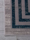 Российский прямоугольный ковёр F513 GRAY-BLUE