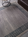 Российский прямоугольный ковёр F514 GRAY-BLUE