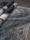 Российский прямоугольный ковёр D825 GRAY-BLUE