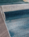 Российский прямоугольный ковёр D831 GRAY-BLUE