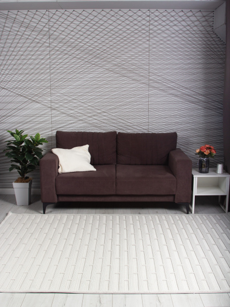 Турецкий прямоугольный ковёр L0011C L.GREY / L.GREY