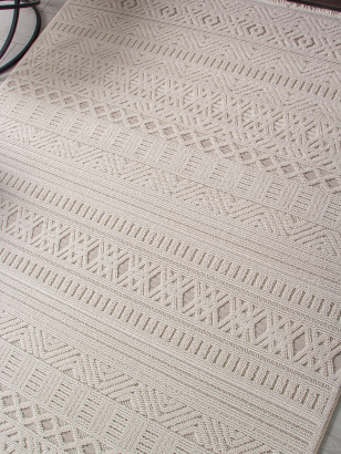 Турецкий прямоугольный ковёр L0014B BEIGE / D.BEIGE