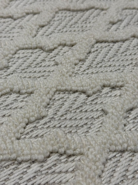 Турецкий прямоугольный ковёр L0035A CREAM / CREAM