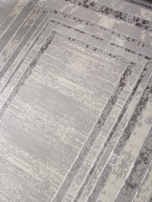 Турецкий прямоугольный ковёр 1634G GREY / GREY