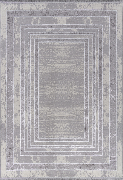 Турецкий прямоугольный ковёр 1634G GREY / GREY