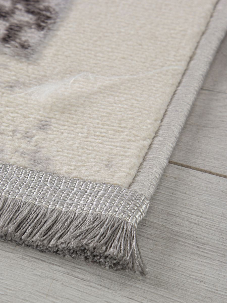 Турецкий прямоугольный ковёр 1634G GREY / GREY