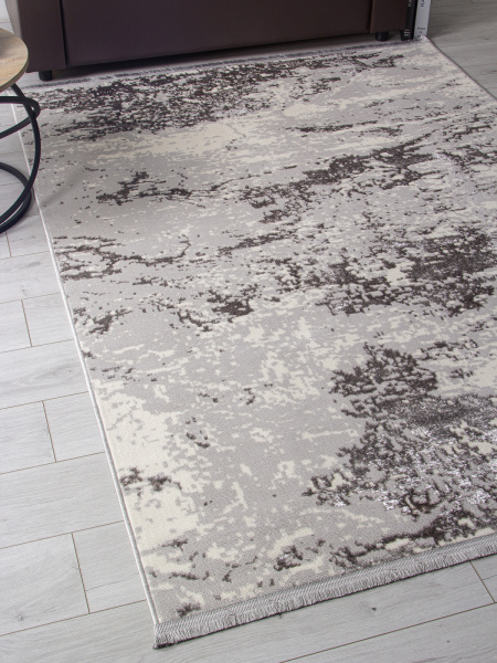 Турецкий прямоугольный ковёр 3062G GREY / GREY