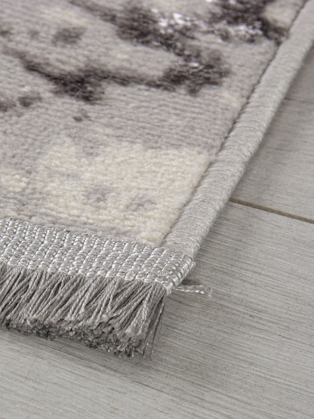 Турецкий прямоугольный ковёр 3062G GREY / GREY