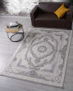 Турецкий прямоугольный ковёр 3098G GREY / GREY