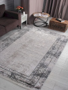 Турецкий прямоугольный ковёр 8070G GREY / GREY