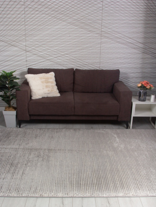Турецкий прямоугольный ковёр 9572G GREY / GREY