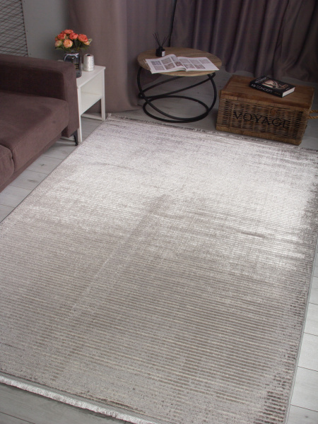 Турецкий прямоугольный ковёр 9572G GREY / GREY