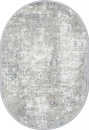 Турецкий овальный ковёр D662BC BEIGE / L.GREY