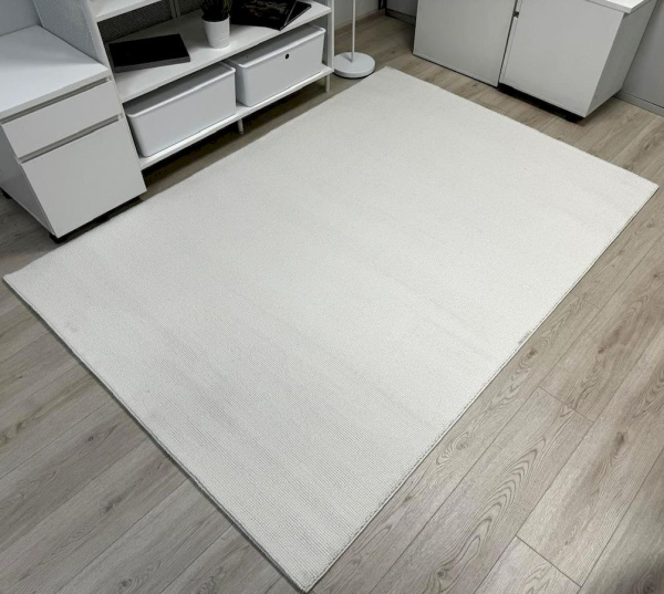 Турецкий прямоугольный ковёр 3744 WHITE