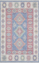 Турецкий прямоугольный ковёр AB149B RED / BLUE