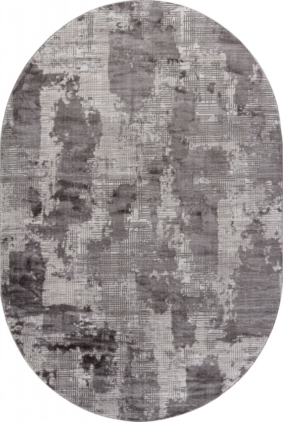 Турецкий овальный ковёр P0002 L.GRAY / L.GRAY