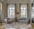 Турецкий овальный ковёр P0411 L.GRAY / PLY A.GRI COKME