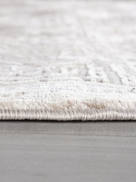 Турецкий овальный ковёр P0411 L.GRAY / PLY A.GRI COKME