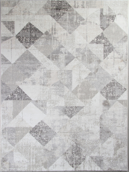 Турецкий прямоугольный ковёр P1569 L.GRAY / L.GRAY