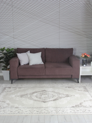 Турецкий прямоугольный ковёр P156A L.GRAY / L.GRAY