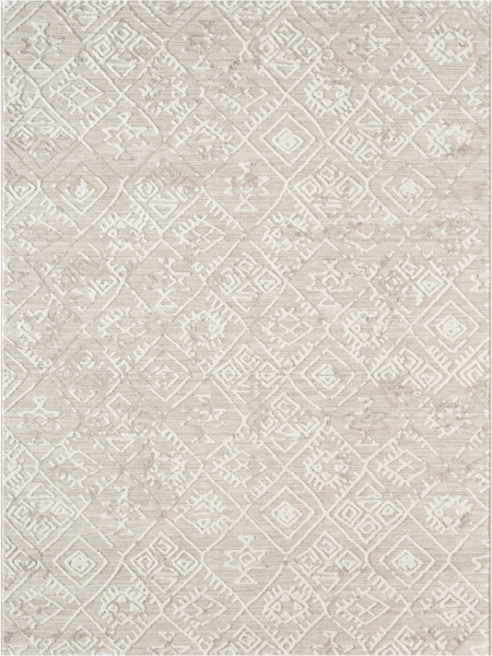 Турецкий прямоугольный ковёр SN043A CREAM / VIZON