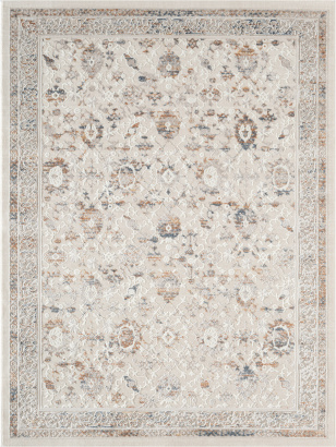 Турецкий прямоугольный ковёр SN045A CREAM / MULTI