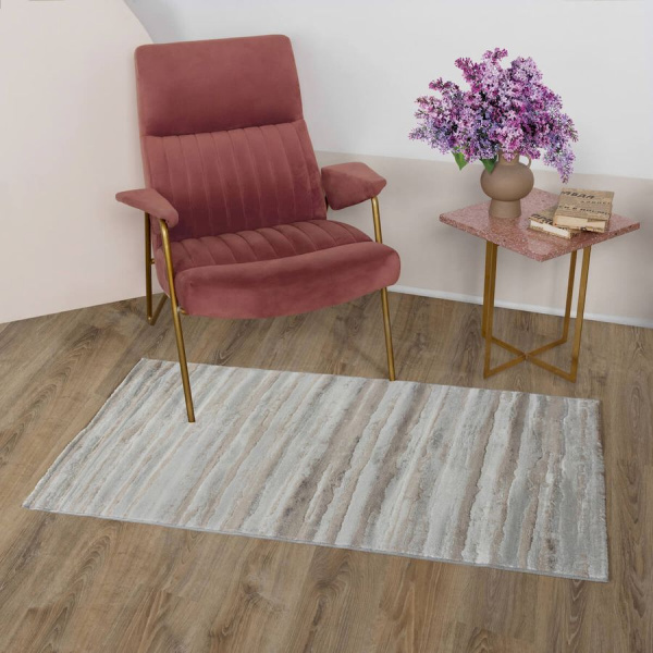 Турецкий прямоугольный ковёр  20008A Ivory/Beige