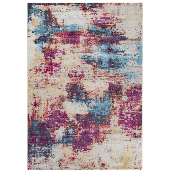 Турецкий прямоугольный ковёр  20369A Ivory/Fushia