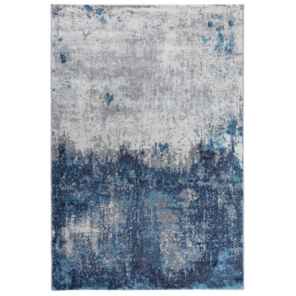 Турецкий прямоугольный ковёр  20660A Ivory/Navy