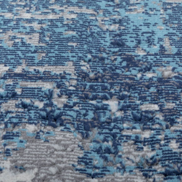 Турецкий прямоугольный ковёр  20660A Ivory/Navy