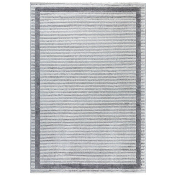 Турецкий прямоугольный ковёр  22115D Ivory/Grey