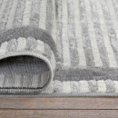 Турецкий прямоугольный ковёр  22115D Ivory/Grey