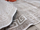Турецкий овальный ковёр 0352RBROWN - BEIGE