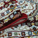 Казахстанский прямоугольный ковёр W817A CREAM/RED