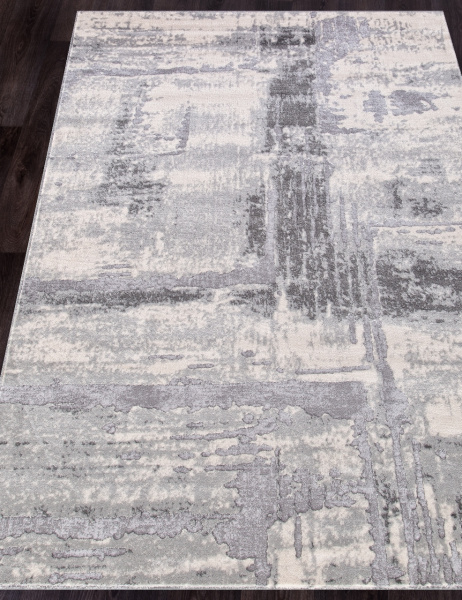 Турецкий прямоугольный ковёр 1370A COKEN D.GREY / K.GREY