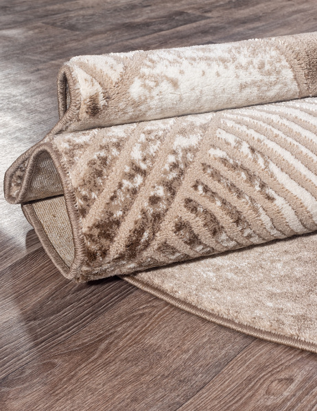Турецкий овальный ковёр 5024A VIZON COKEN / BROWN