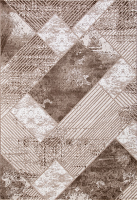 Турецкий прямоугольный ковёр 5024A VIZON COKEN / BROWN