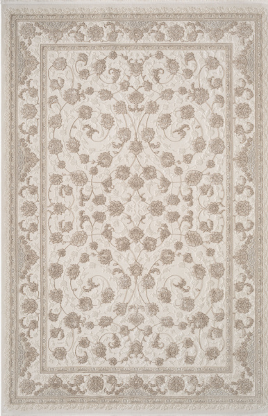 Турецкий прямоугольный ковёр 27386A BEIGE / D.BEIGE