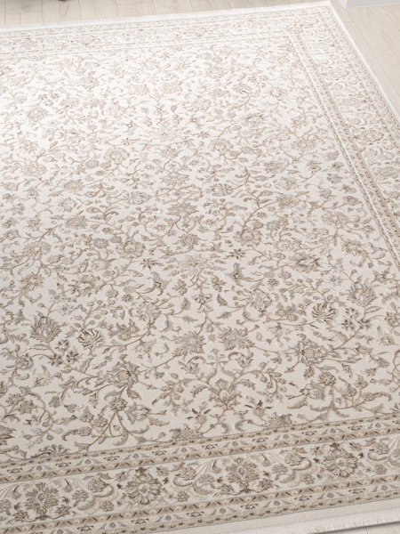 Турецкий прямоугольный ковёр 27405A BEIGE / D.BEIGE