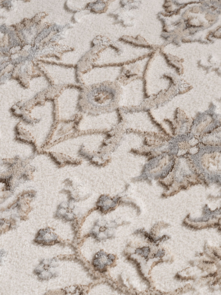 Турецкий прямоугольный ковёр 27405A BEIGE / D.BEIGE