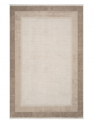 Турецкий прямоугольный ковёр 27466A BEIGE / D.BEIGE