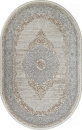 Турецкий овальный ковёр 26913A GRY / D.BEIGE