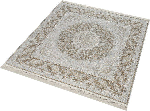 Иранский квадратный ковёр G124 CREAM