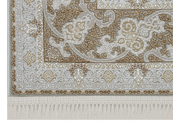 Иранский квадратный ковёр G124 CREAM